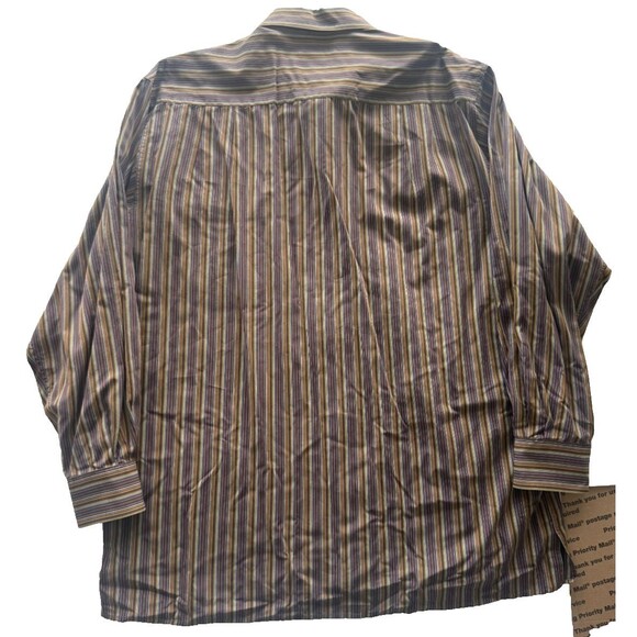 Ermenegildo Zegna Button Up Shirt Mens Large Made in Italy Smart Luxury Office - Picture 3 of 12